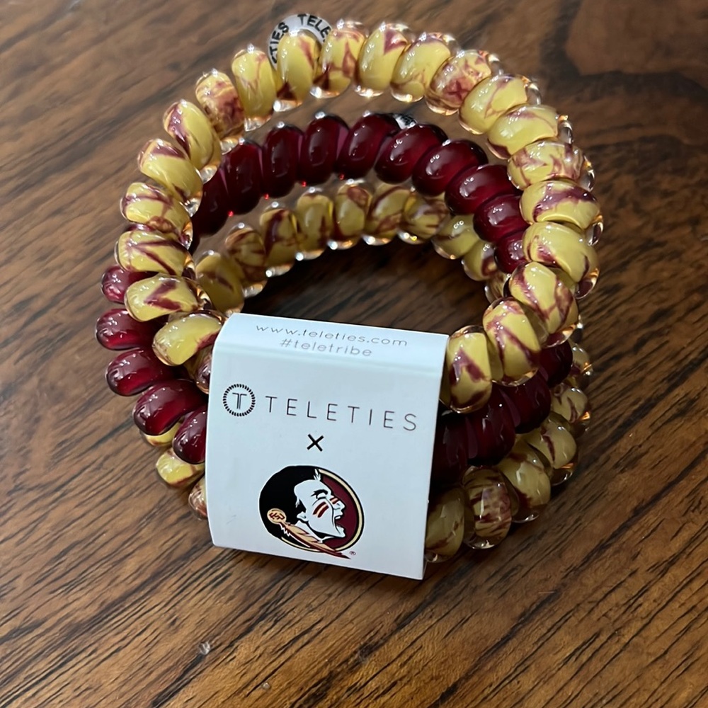 COPY - COPY - 3 pack of hair ties by Teleties representing Florida Seminoles!!!…